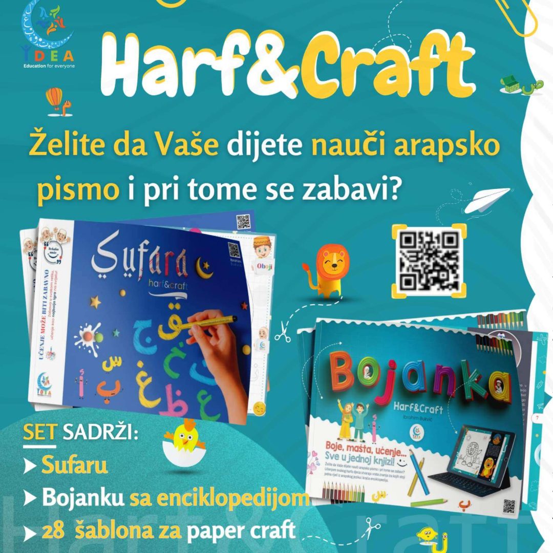 Harf&Craft set knjiga za učenje arapskog pisma