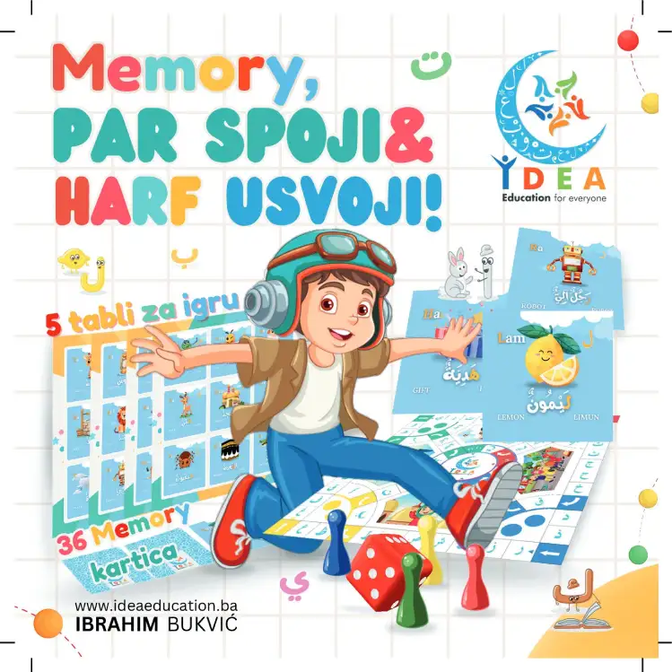 Memory, par spoji & harf usvoji!