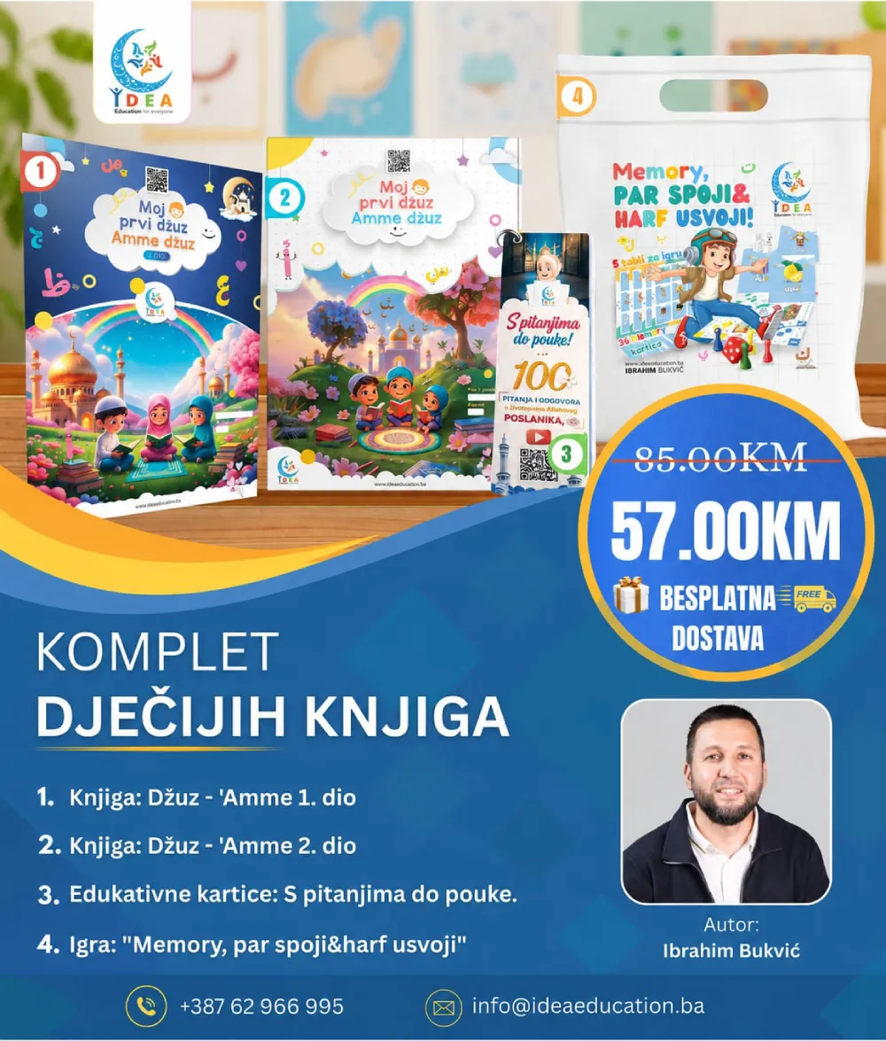 Edukativni set za djecu – Učenje kroz igru i ljubav prema vjeri