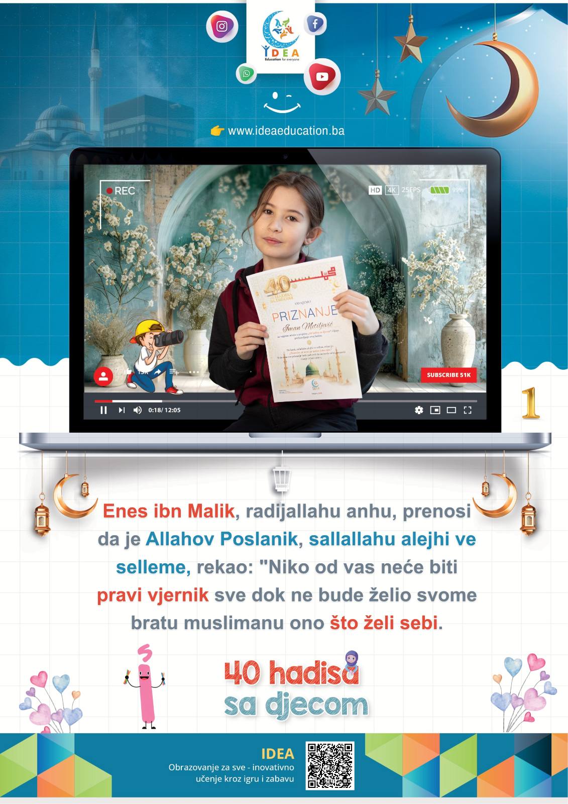 Read more about the article Hadis 1 (“Pravi vjernik”)