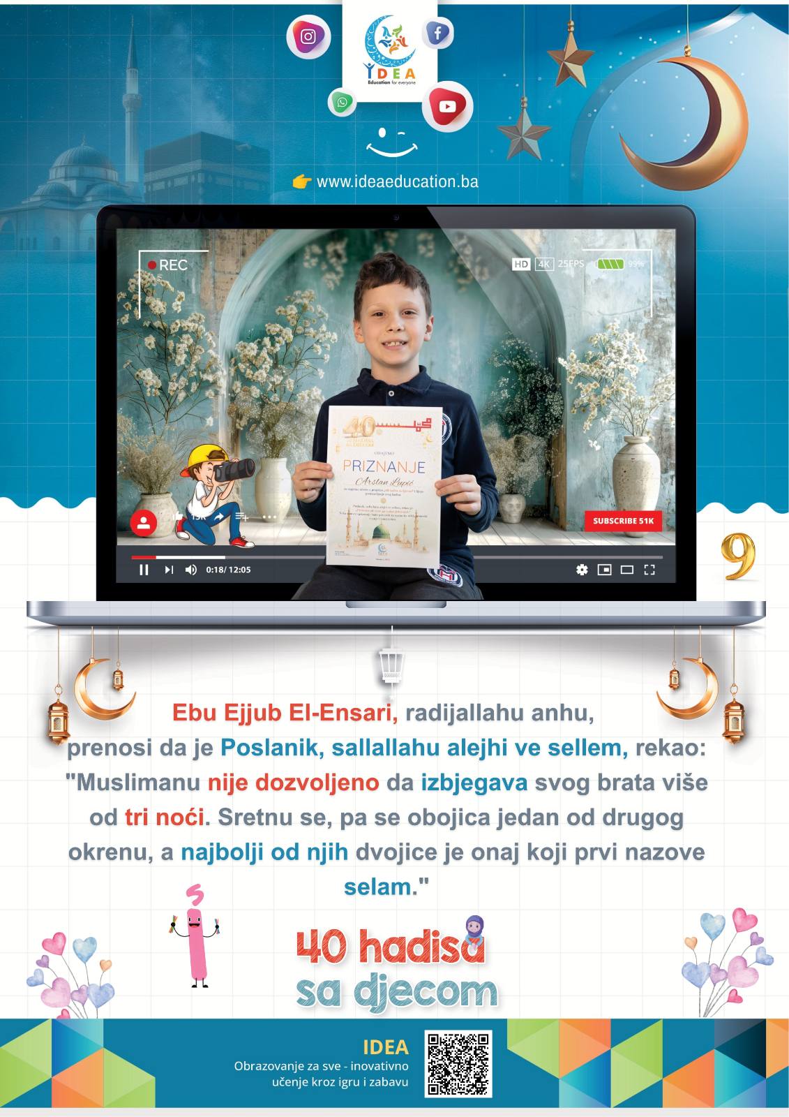 Read more about the article Hadis 9 (Bolji je onaj koji prvi nazove selam!)